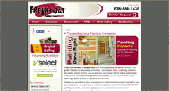 Desktop Screenshot of freshcoatmarietta.com